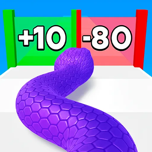 Game icon for Snake Run Race・3D Running Game by Freeplay Inc